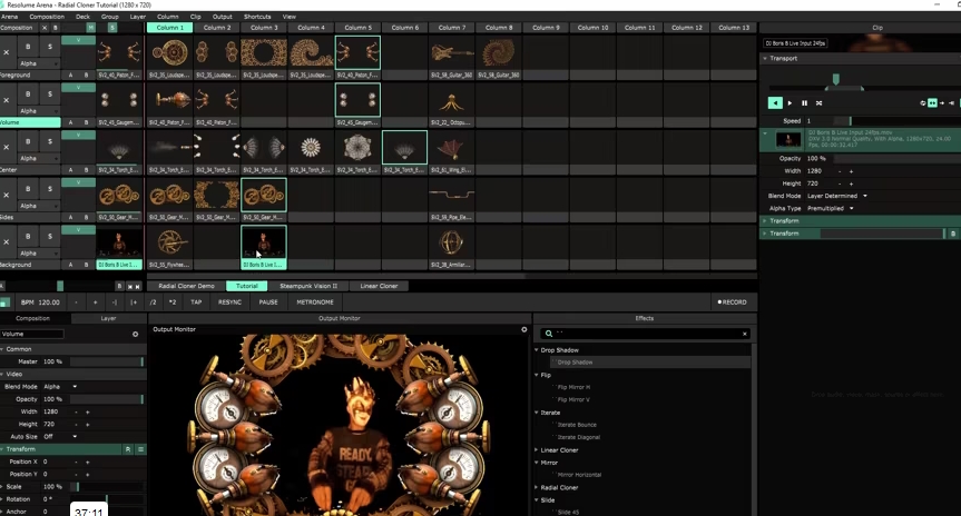 The Radial Cloner Tutorial - How To Create a Visual Diversity in Resolume VJing Software